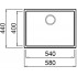Кухонная мойка Elleci Quadra 110 Undermount K96 White