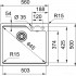 Кухонная мойка Franke Urban UBG 610-56 оникс