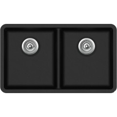 Кухонная мойка AquaSanita Arca SQA200W (черный 601)