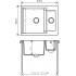 Кухонная мойка Polygran Brig-620 (серый 14)