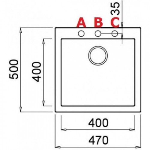 Кухонная мойка Elleci Quadra 102 M73 Titanium