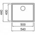 Кухонная мойка Elleci Quadra 110 Undermount K97 Light Grey