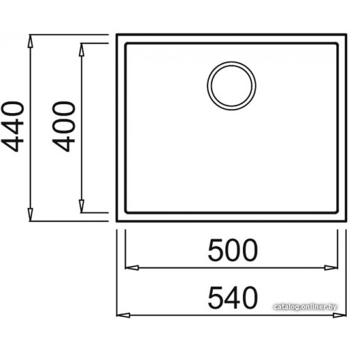Кухонная мойка Elleci Quadra 105 Undermount G62 Bianco Antico