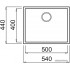Кухонная мойка Elleci Quadra 105 Undermount G62 Bianco Antico