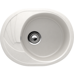 Кухонная мойка Ulgran U-403 341 (УЛЬТРА-БЕЛЫЙ)