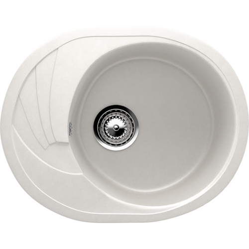 Кухонная мойка Ulgran U-403 341 (УЛЬТРА-БЕЛЫЙ)