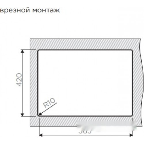Кухонная мойка Omoikiri Taki 58-2-U/IF-IN-R