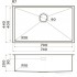 Кухонная мойка Omoikiri Taki 74-U/IF LG (светлое золото)