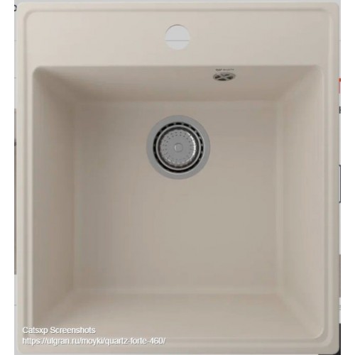Кухонная мойка Ulgran Quartz Forte 460-02 (лен)
