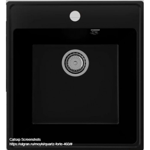 Кухонная мойка Ulgran Quartz Forte 460-07 (уголь)