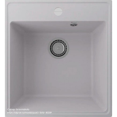 Кухонная мойка Ulgran Quartz Forte 460-04 (платина)