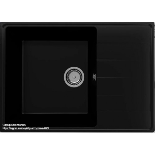 Кухонная мойка Ulgran Quartz Prima 700-07 (уголь)