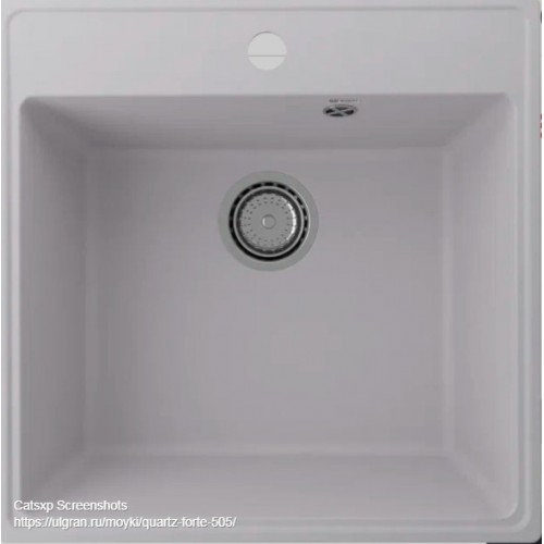 Кухонная мойка Ulgran Quartz Forte 505-04 (платина)