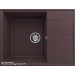 Кухонная мойка Ulgran Quartz Prima 650-06 (трюфель)