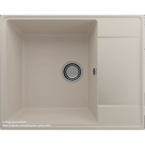 Кухонная мойка Ulgran QUARTZ Prima 605-02 (лен)