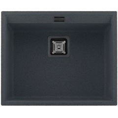 Кухонная мойка AquaSanita Delicia SQD100 601 black metallic