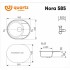 Кухонная мойка Ulgran Quartz Nora 585-07 (уголь)