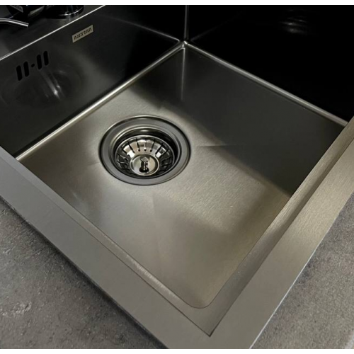 Кухонная мойка ARFEKA ECO AR 600*500 BLACK PVD NANO