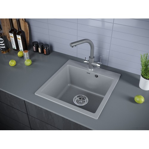 Кухонная мойка Paulmark Praktisch PM105152-GRM