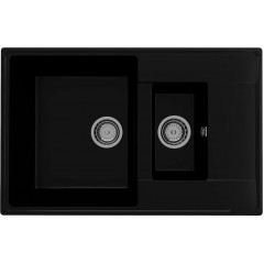 Кухонная мойка Ulgran Quartz Prima 780 1,5К-07 (уголь)
