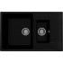 Кухонная мойка Ulgran Quartz Prima 780 1,5К-07 (уголь)