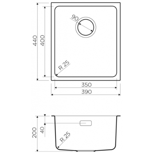Кухонная мойка Omoikiri Tadzava 39-U/I-LG светлое золото
