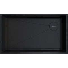Кухонная мойка Omoikiri TAKI 74-U/IF SIDE GB (графит)