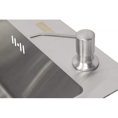 Кухонная мойка ARFEKA ECO AR 600*500, коландер, дозатор SATIN +CL AR+DS AR