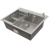 Кухонная мойка ARFEKA ECO AR 600*500, коландер, дозатор SATIN +CL AR+DS AR