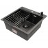 Кухонная мойка ARFEKA ECO AR 600*500, коландер, дозатор BLACK +CL AR+DS AR