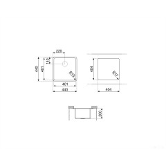Кухонная мойка Smeg VSTR40BRX