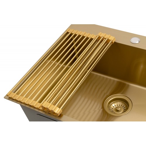 Кухонная мойка ARFEKA ECO AR 500*500, роллер-мат, дозатор GOLD +RM AR+DS AR