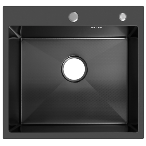 Кухонная мойка ARFEKA ECO AR 500*500 BLACK PVD NANO DECOR