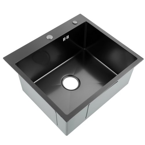 Кухонная мойка ARFEKA ECO AR 500*500 BLACK PVD NANO DECOR