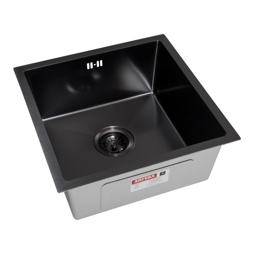 Кухонная мойка ARFEKA ECO AR 450*450 BLACK PVD NANO DECOR
