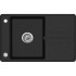 Кухонная мойка AquaSanita Bella SQB101 + Sabia 5523 (черный металлик 601)