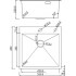 Кухонная мойка Roxen Simple 560220-50B PVD оружейная сталь (с коландером и дозатором)