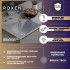 Кухонная мойка Roxen Simple 560220-50B PVD оружейная сталь (с коландером и дозатором)