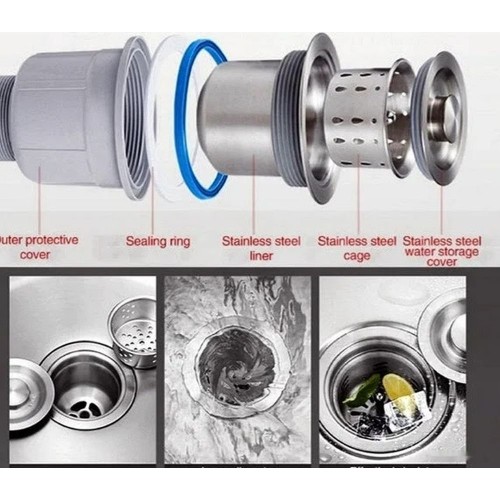 Кухонная мойка Roxen Stage 560250-60B PVD оружейная сталь (c держателем для ножей, двумя коландерами, разделочной доской и дозатором)