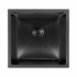 Кухонная мойка ARFEKA ECO AR 450*450 BLACK PVD NANO DECOR MILLET GRAINS