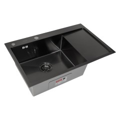 Кухонная мойка ARFEKA ECO AR 780*500 L BLACK PVD NANO