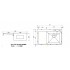Кухонная мойка ARFEKA ECO AR 780*500 R SATIN