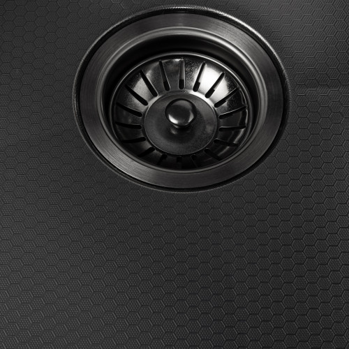 Кухонная мойка ARFEKA ECO AR 600*500 роллер-мат, дозатор BLACK DECOR +RM AR+DS AR