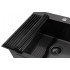 Кухонная мойка ARFEKA ECO AR 450*500 роллер-мат, дозатор BLACK +RM AR+DS AR