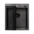 Кухонная мойка ARFEKA ECO AR 450*500 роллер-мат, дозатор BLACK +RM AR+DS AR