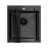 Кухонная мойка ARFEKA ECO AR 450*500 роллер-мат, дозатор BLACK DECOR +RM AR+DS AR