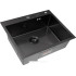 Кухонная мойка ARFEKA Eco AR 600*500 Black PVD Nano Decor Volcanic Rock