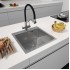Кухонная мойка ARFEKA Eco AR 500*500 Satin Decor Millet Grains