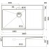 Кухонная мойка Omoikiri Akisame 86 Side-L GB 4997043 (графит)