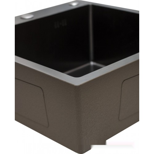 Кухонная мойка Blantek FS-5050HN Honeycomb Nano black ECO (+501F40-B)